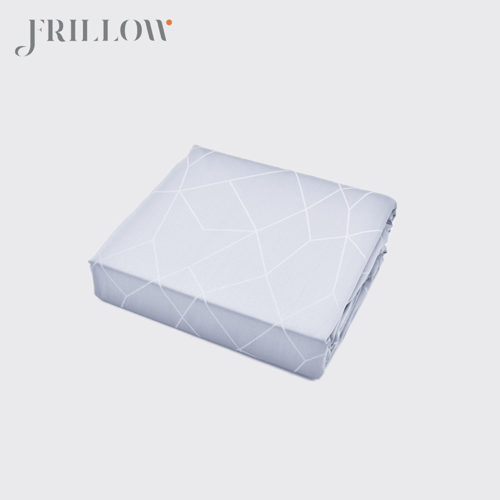 ชุดปลอกผ้านวม 100X90 นิ้ว FRILLOW 800TC – สี FLAWLESS SKY คอลเลคชั่น PRESTIGE_3